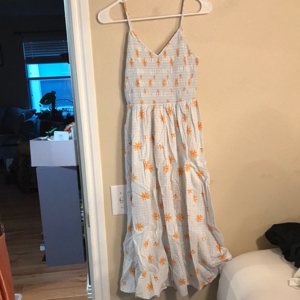 urban outfitters flower sun dress in size medium